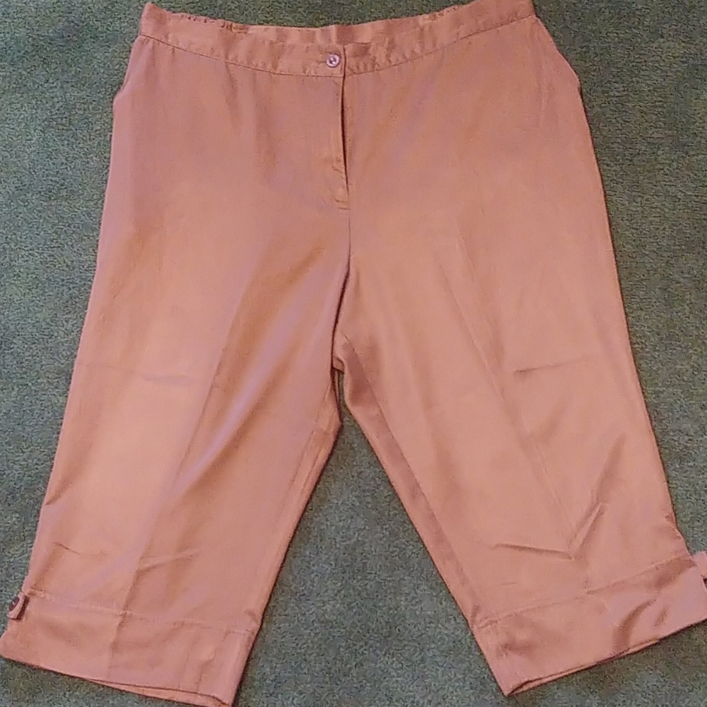 Southern Lady brown dressy capris